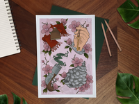 BloodAndBlossom - AOT Inspired Soldier Anime/Manga Art Print ~ A5/A4 AOT Anime Art Print, Front Side