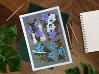 AD Inspired Pharmacist Anime/Manga Art Print ~ A5/A4