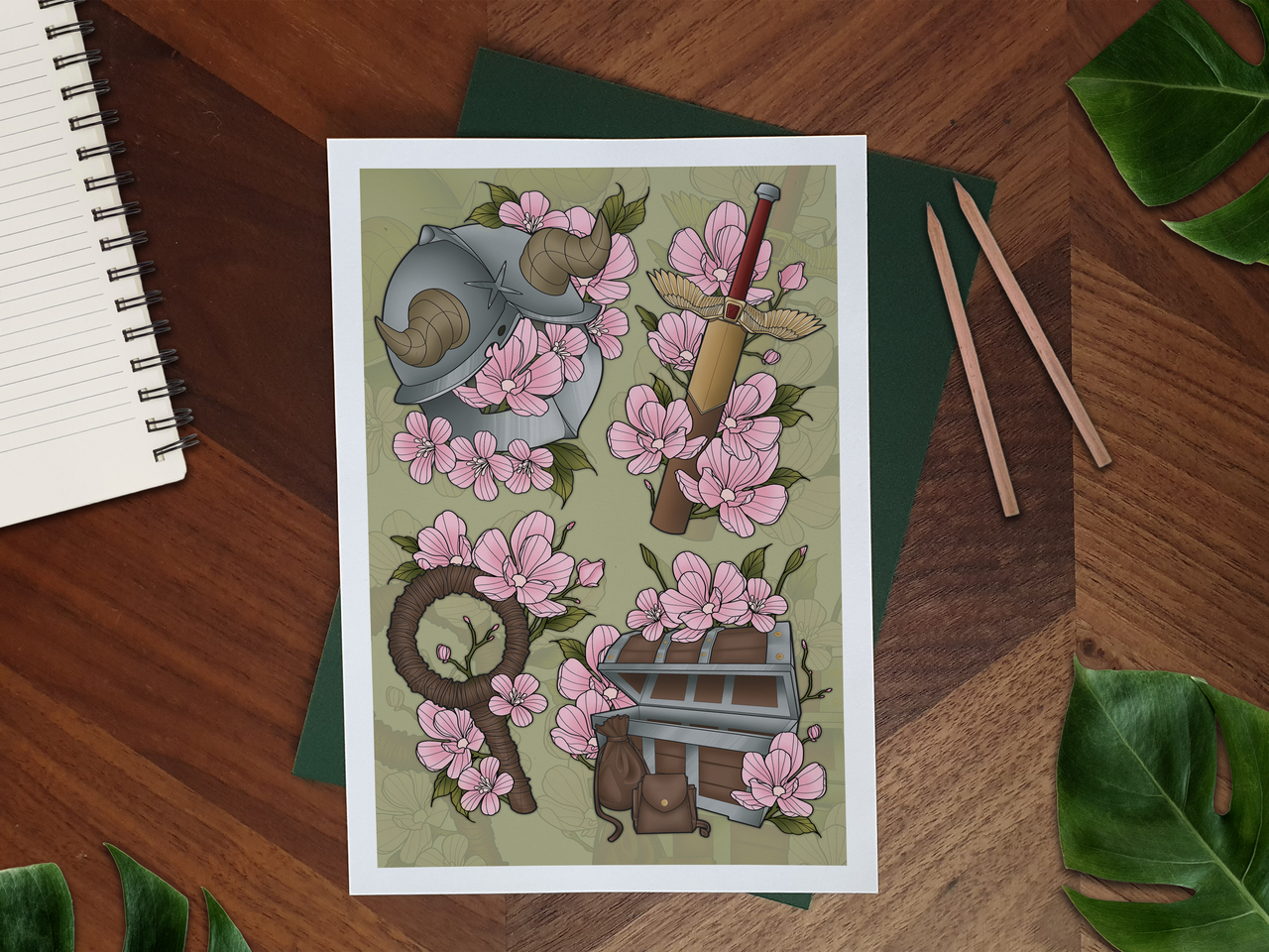 DiD Inspired Cooking Anime/Manga Art Print ~ A5/A4
