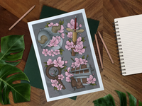 DiD Inspired Cooking Anime/Manga Art Print ~ A5/A4