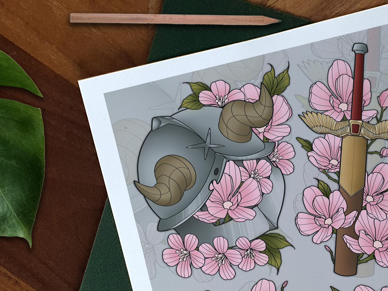 DiD Inspired Cooking Anime/Manga Art Print ~ A5/A4