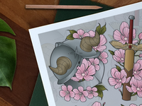 DiD Inspired Cooking Anime/Manga Art Print ~ A5/A4