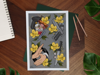 SD Inspired Konbini Anime/Manga Art Print ~ A5/A4
