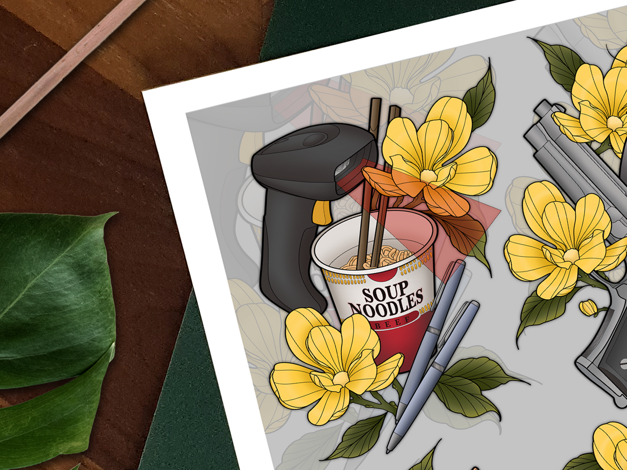 SD Inspired Konbini Anime/Manga Art Print ~ A5/A4