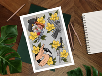 SD Inspired Konbini Anime/Manga Art Print ~ A5/A4