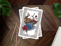 BloodAndBlossom - ACOTAR Inspired Romantasy Mini Print ~ 6X4 Mini Print ACOTAR Mini Print Suriel Tea Co