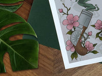 BloodAndBlossom - AOT Inspired Soldier Anime/Manga Art Print ~ A5/A4 AOT Anime Art Print, Close Up 1
