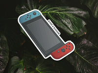 BloodAndBlossom - Handheld Console Premium Vinyl Stickers ~ Individual/Pack BloodAndBlossom - Handheld Console Stickers ~ Nerd Die Cut Sticker ~ Video Game Console Decal ~ Geek Inspired Laptop Sticker ~ Team Red