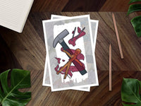 BloodAndBlossom - JJK Inspired Sorcerer Anime Mini Print ~ 6X4 Mini Prints BloodAndBlossom - JJK Inspired Sorcerer Anime Mini Print ~ 6X4 Mini Prints